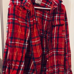 Vintage 90’s | Old Navy Plaid Button-Up Shirt